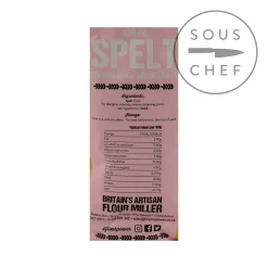 New Matthews Cotswold Stoneground Light Spelt Flour, 1.5kg Ingredients Brands|Made In The Uk