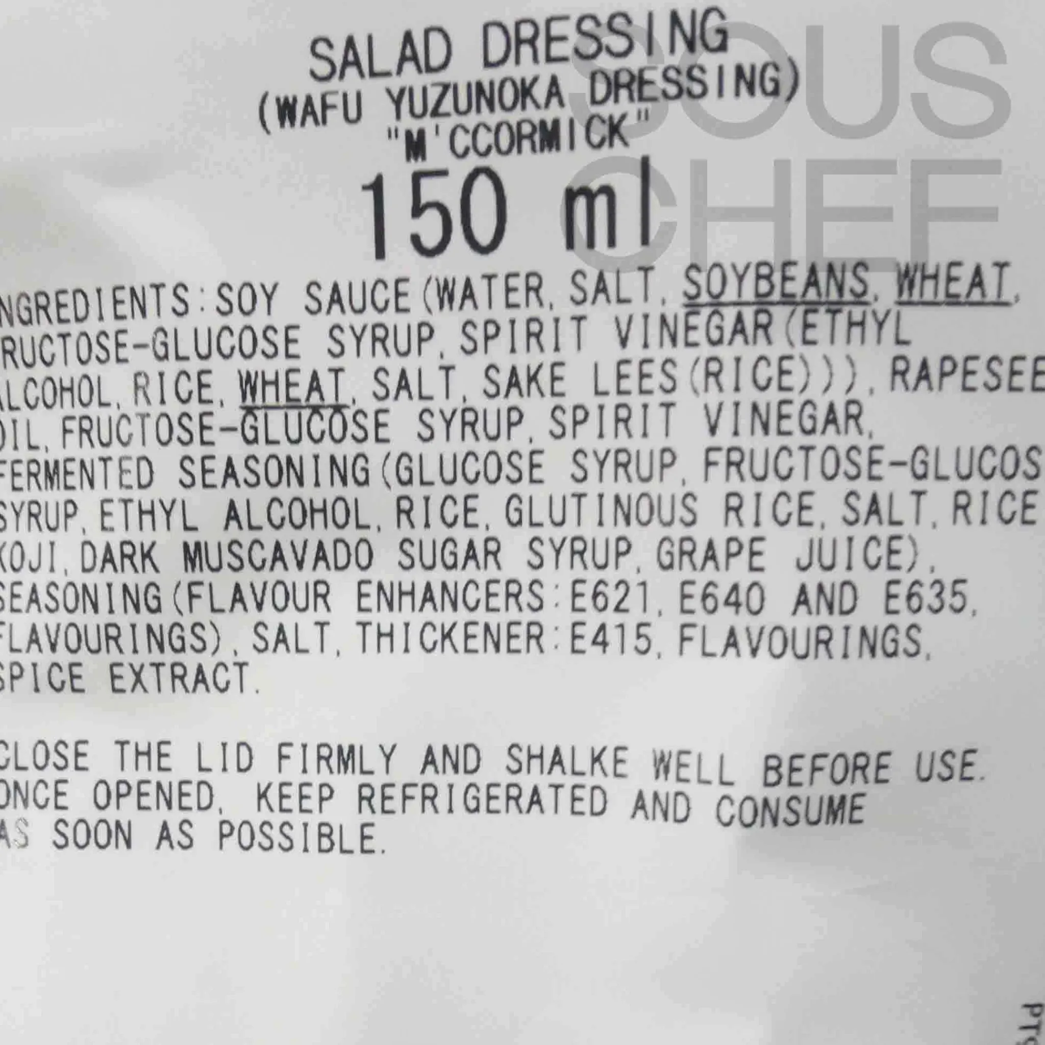Discount Yuzu Citrus Salad Dressing, 150ml Ingredients Brands|Japanese Ingredients