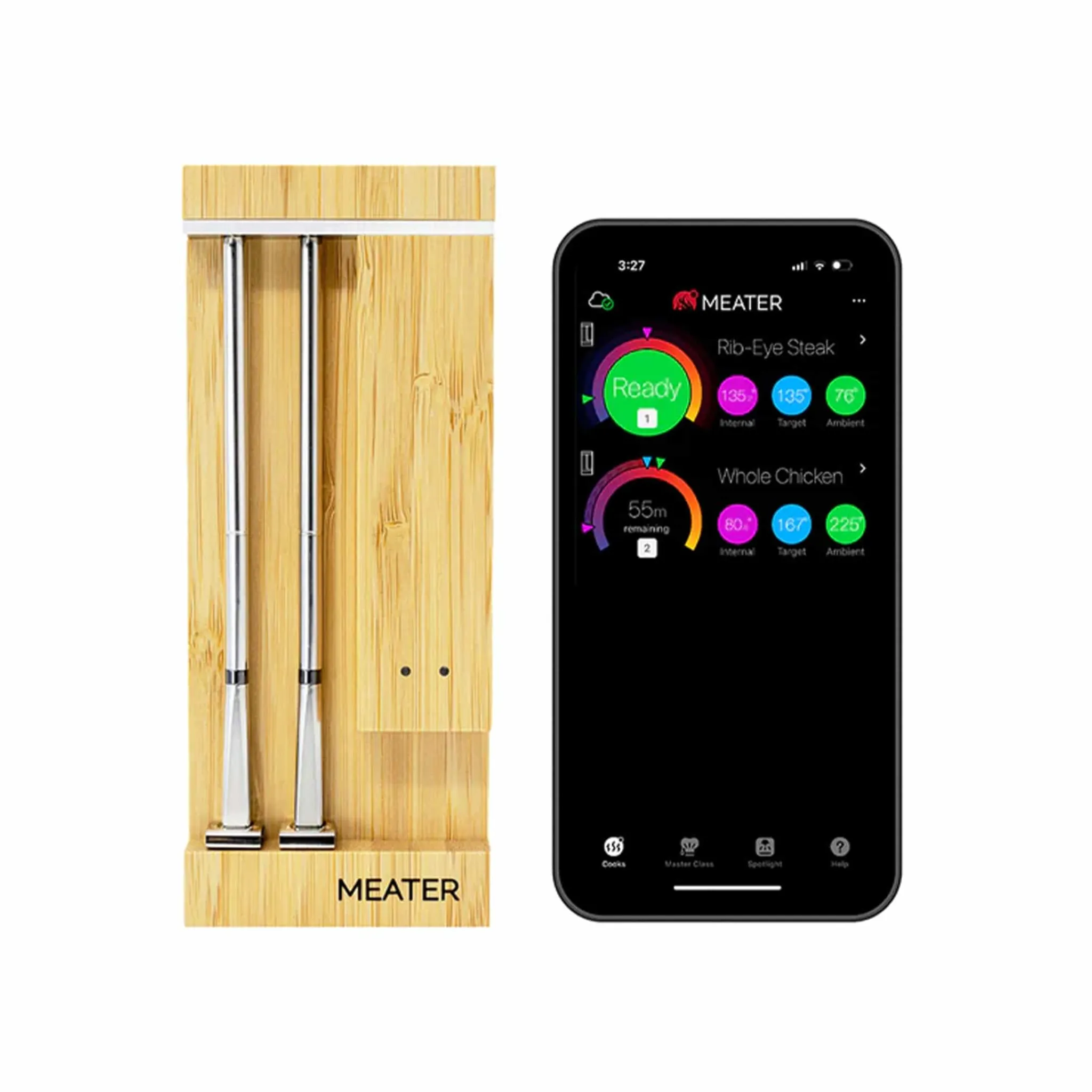New Pro Duo Meat Thermometer American Ingredients|Kitchen Tools & Utensils