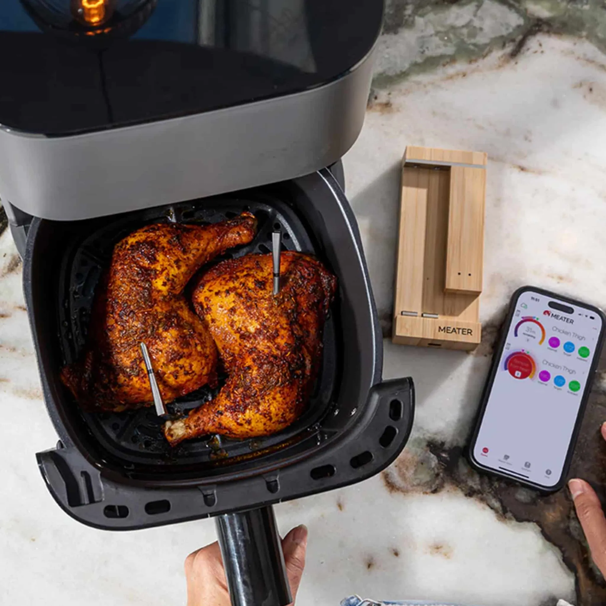 New Pro Duo Meat Thermometer American Ingredients|Kitchen Tools & Utensils