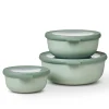 Best Cirqula Round 3 Piece Set, Nordic Sage Tableware Brands|Food Storage & Containers
