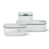 Discount Easyclip 3 Piece Set Glass Food Storage Container, Nordic Sage Tableware Brands|Food Storage & Containers