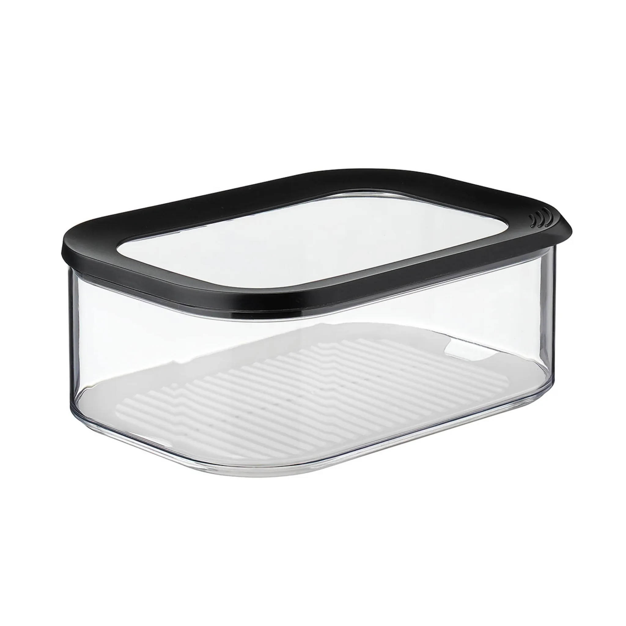 Modula Cheese Box, 2000ml, Black Tableware Brands|Food Storage & Containers