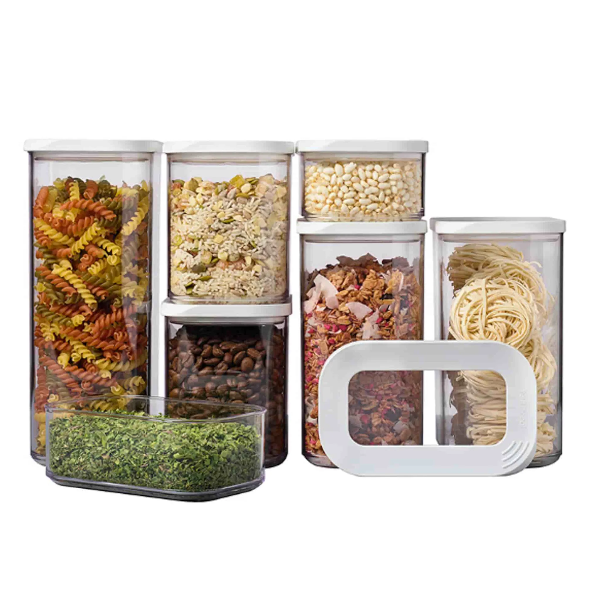 Discount Modula 7 Piece Storage Starter Set, White Tableware Brands|Food Storage & Containers
