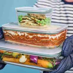Discount 3 Piece Easyclip Storage Box Set, Nordic Sage Tableware Brands|Food Storage & Containers