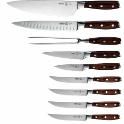 New Avanta 10 Piece Knife Block Set Kitchen Knives