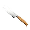 Best Oliva Luxe Scalloped Edge Santoku, 16cm Kitchen Knives