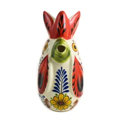 Online Mexican Hand Painted Blue Rooster Pitcher Mexican Ingredients|Jugs & Bottles