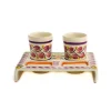 Discount Mexican Hand Painted Purple Tequila Cup Set Tableware Brands|Mexican Ingredients