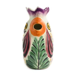 Clearance Mexican Hand Painted Rooster Milk Jug Mexican Ingredients|Jugs & Bottles