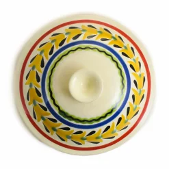 Mexican Hand Painted Rooster Tortilla Warmer, 22cm Mexican Ingredients|Tableware Brands