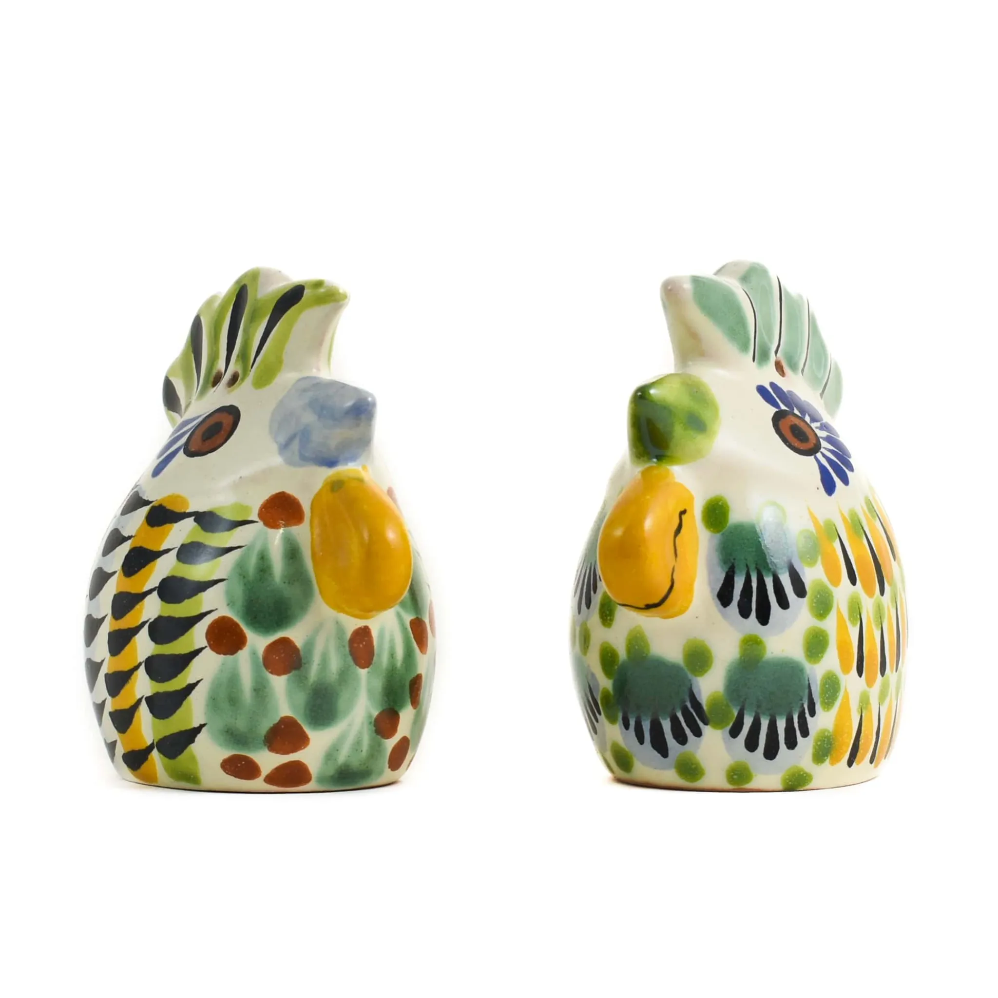 Outlet Mexican Hand Painted Rooster Salt & Pepper Shaker Set Mexican Ingredients|Table Setting
