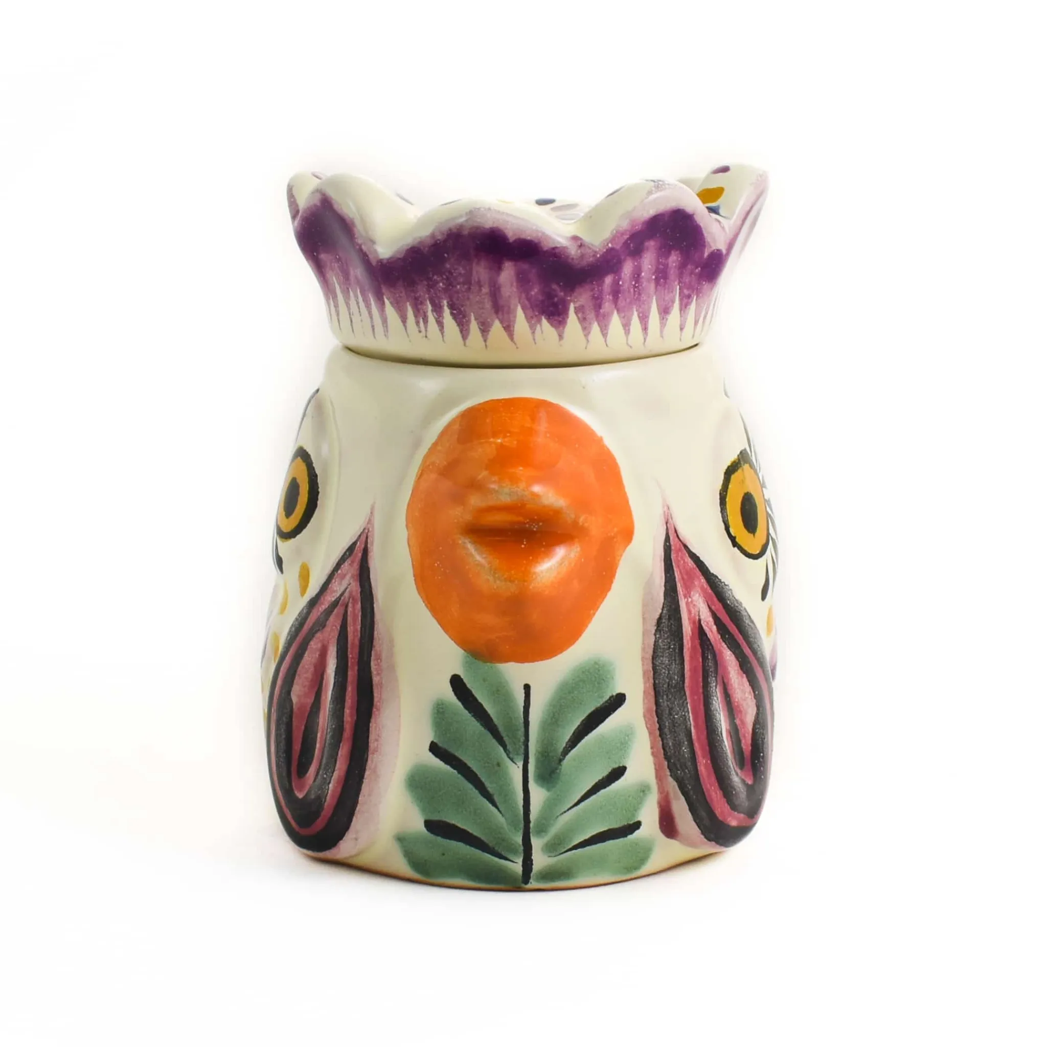 Outlet Mexican Hand Painted Rooster Sugar Bowl Mexican Ingredients|Tableware Brands