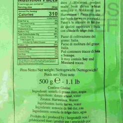 Outlet Orecchiette, 500g Ingredients Brands|Pasta, Rice & Beans