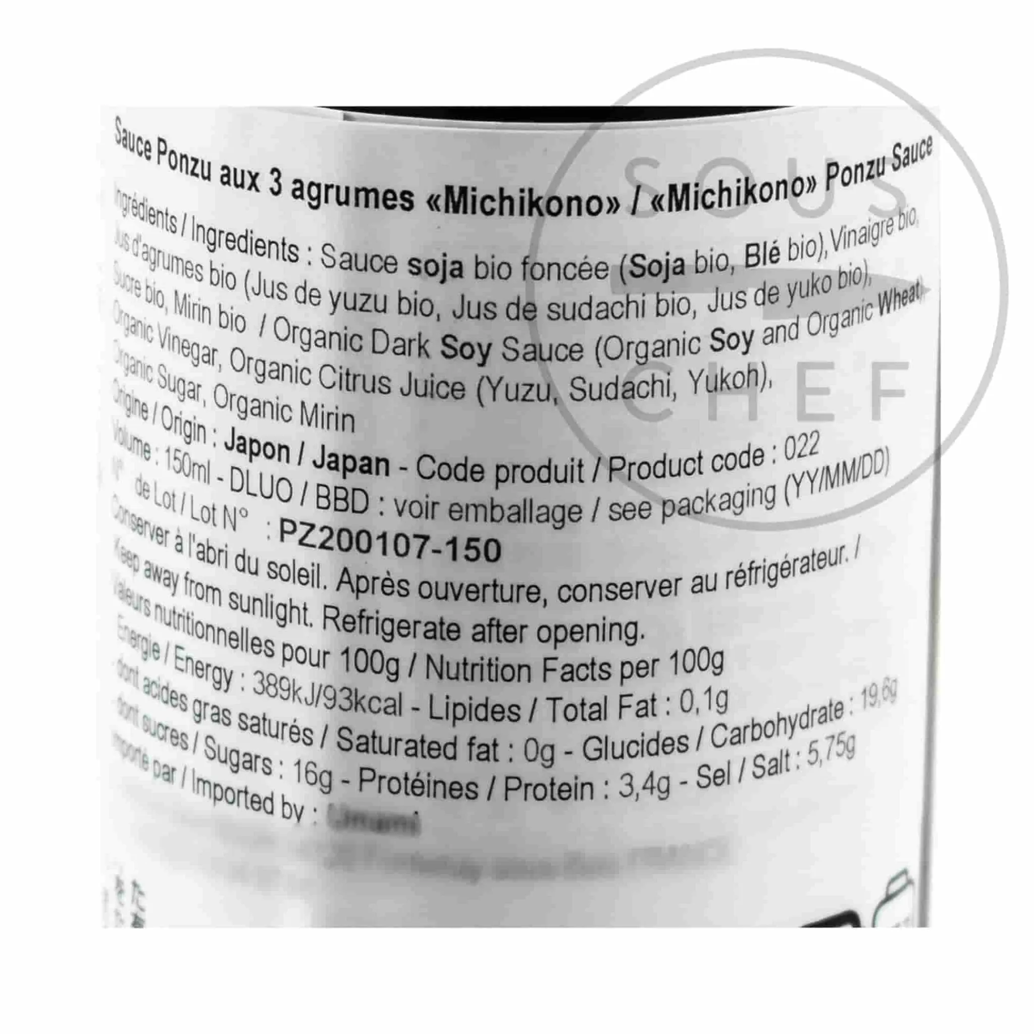 Online Michikono 3 Citrus Ponzu Sauce, 150ml Ingredients Brands|Japanese Ingredients