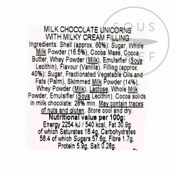 Hot Milk Chocolate Unicorns, 90g Ingredients Brands|Chocolate & Sweets