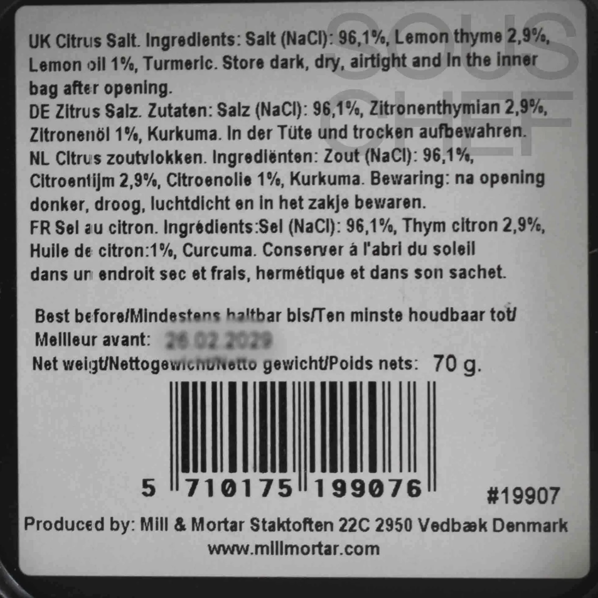 Online Citrus Salt Flakes, 70g Ingredients Brands|Middle Eastern Ingredients