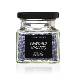 New Crystallised Violet Pieces, 40g French Ingredients|Baking Ingredients