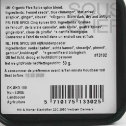 Online Organic Five Spice Blend, 50g Ingredients Brands|Chinese Ingredients