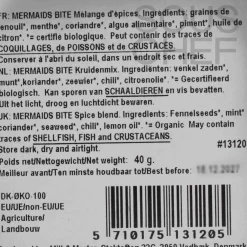 Online Organic Mermaids Bite Spice Blend, 40g Ingredients Brands|Herbs & Spices
