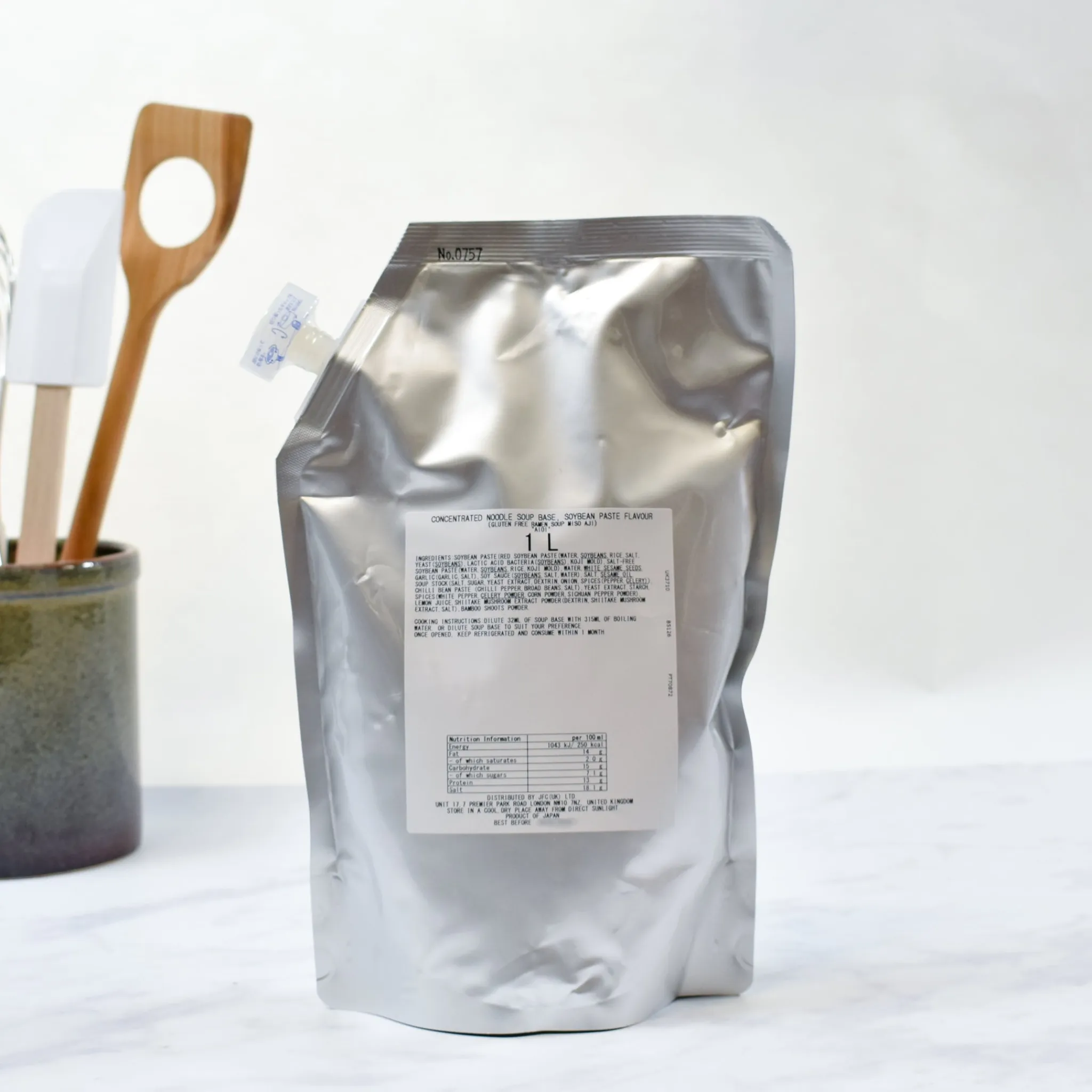 New Miso Ramen Soup Base, 1 litre Ingredients Brands|Japanese Ingredients