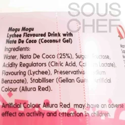 Best Nata De Coco Lychee Drink, 1 Litre Ingredients Brands|Southeast Asian Ingredients