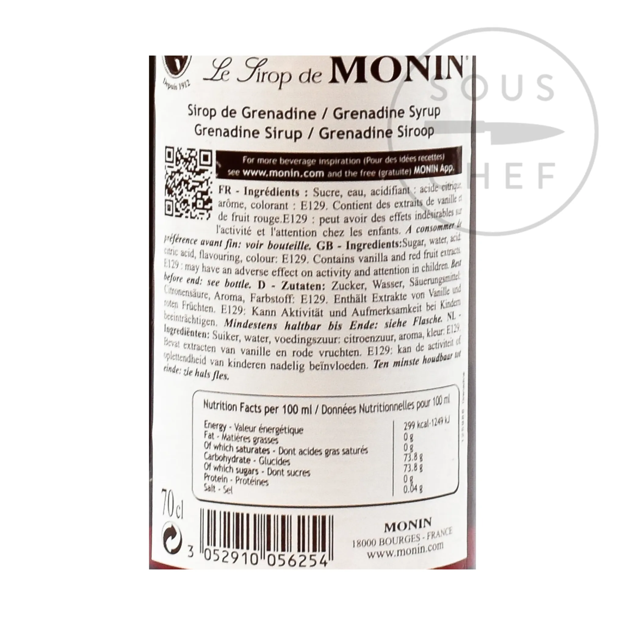 Best Grenadine Syrup 70cl Ingredients Brands|Drinks