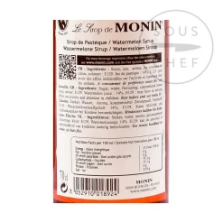 Watermelon Syrup 70cl Ingredients Brands|Drinks