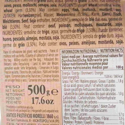 Outlet Linguine Pasta with Wheat Germ, 500g Ingredients Brands|Italian Ingredients