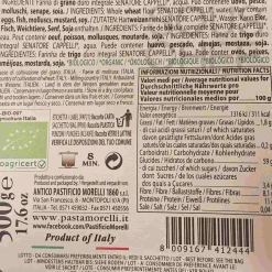 Outlet Organic Strozzapreti Senatore Cappelli Wholemeal Pasta, 500g Italian Ingredients|Pasta, Rice & Beans