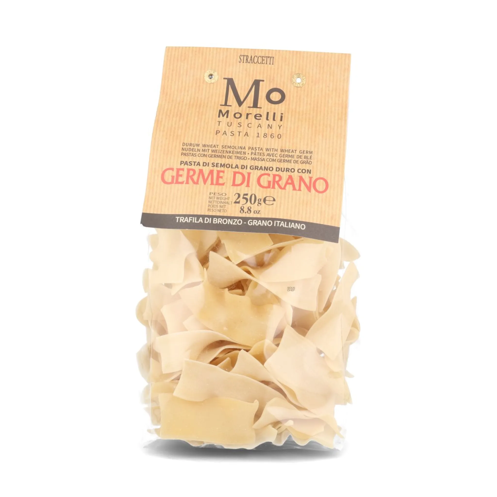 Straccetti Pasta with Wheat Germ, 250g Ingredients Brands|Italian Ingredients