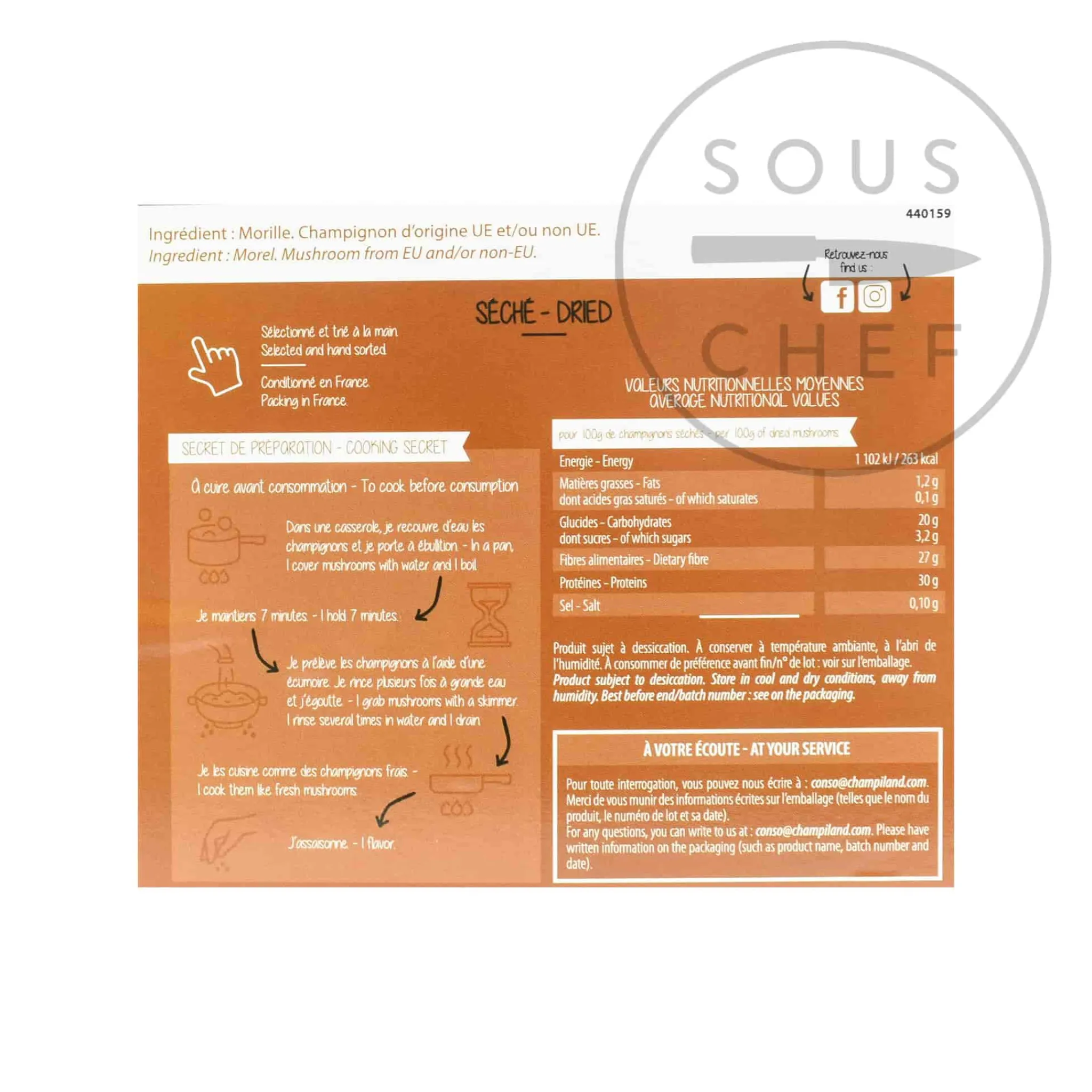 Best Morel Mushrooms, 500g Ingredients Brands|French Ingredients