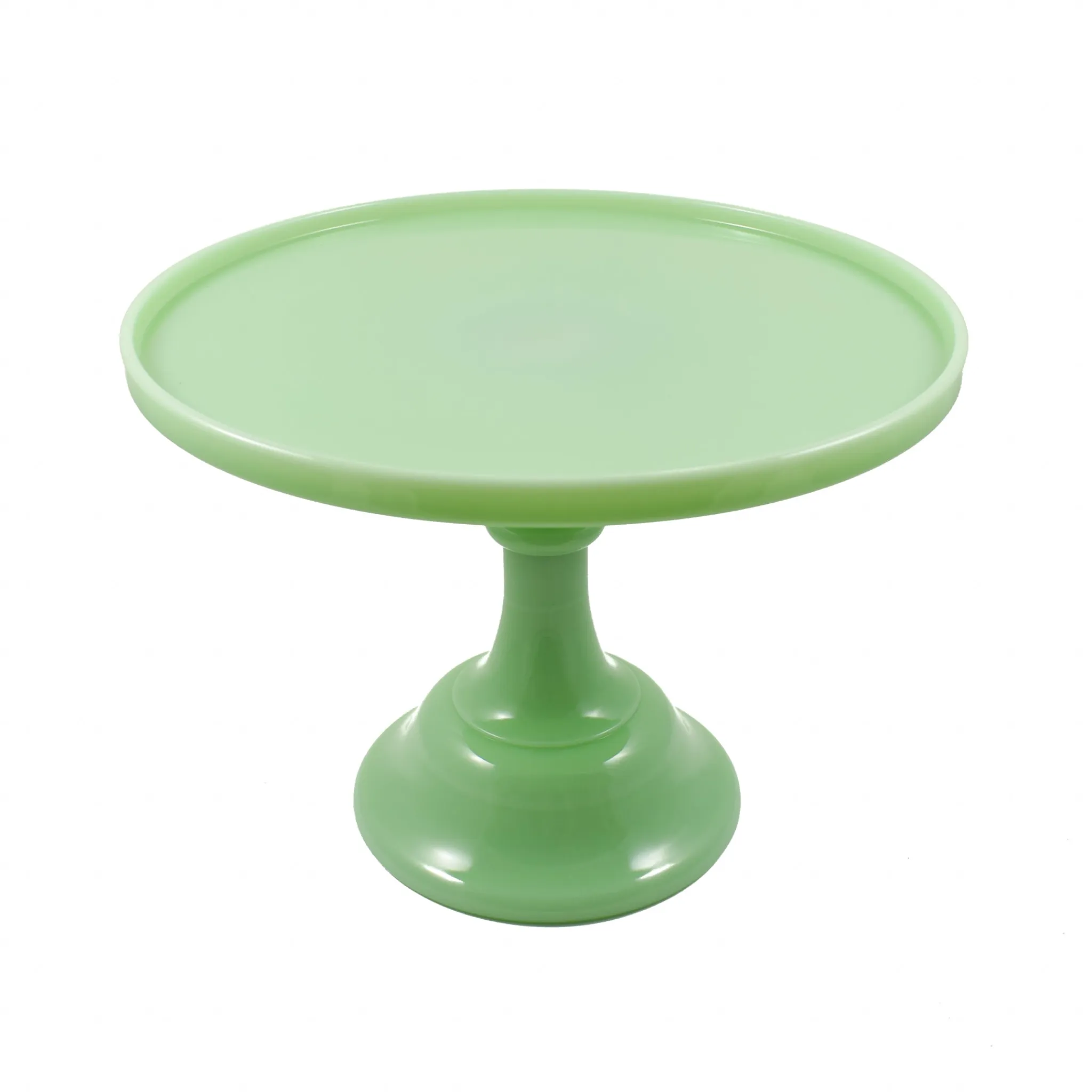 Best Jade Milk Glass Cake Stand American Ingredients|Serveware