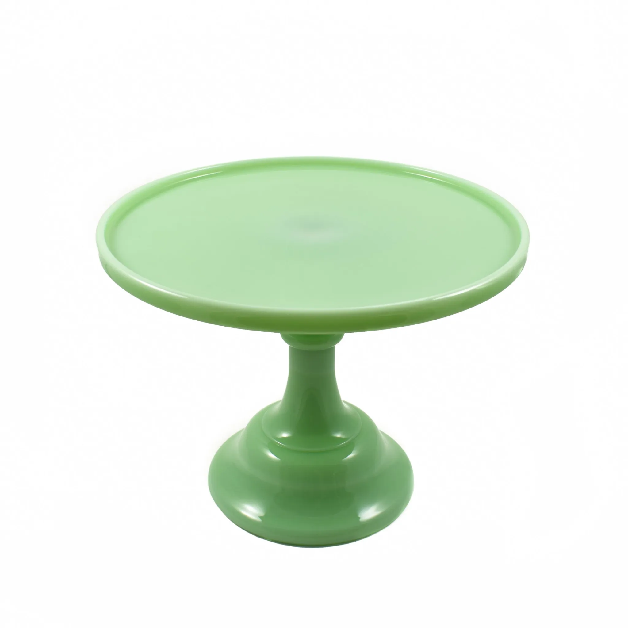 Best Jade Milk Glass Cake Stand American Ingredients|Serveware