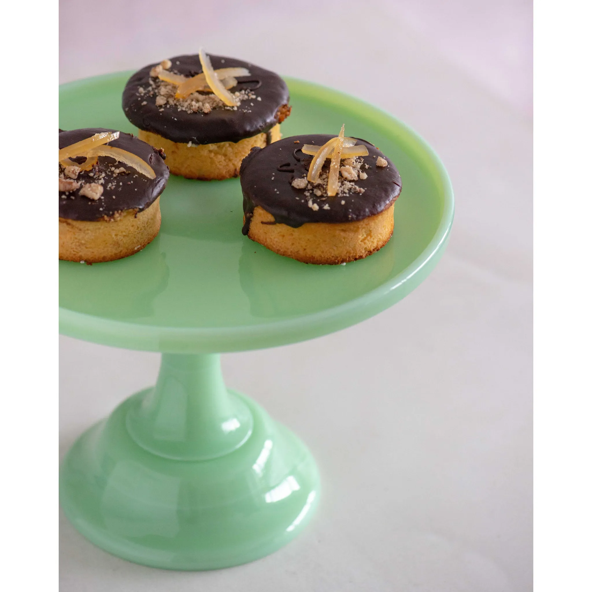 Best Jade Milk Glass Cake Stand American Ingredients|Serveware