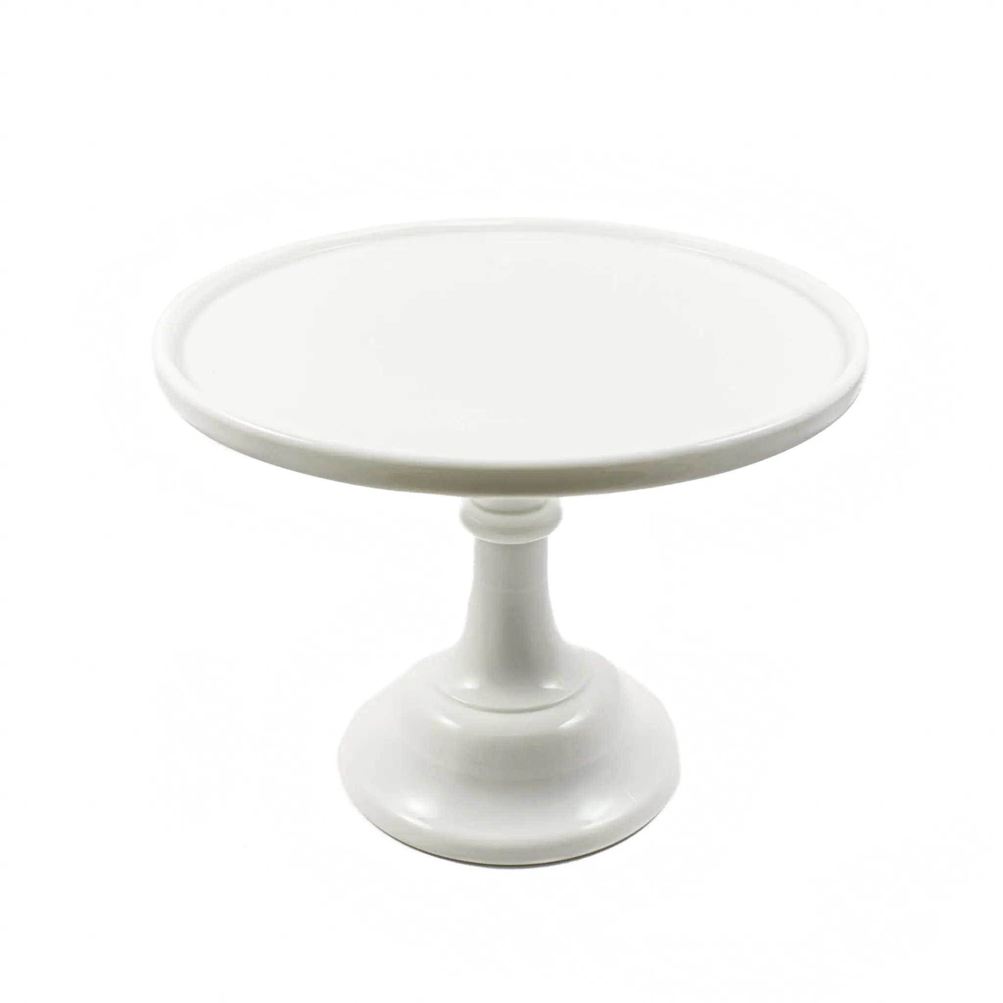 Hot White Milk Glass Cake Stand American Ingredients|Serveware
