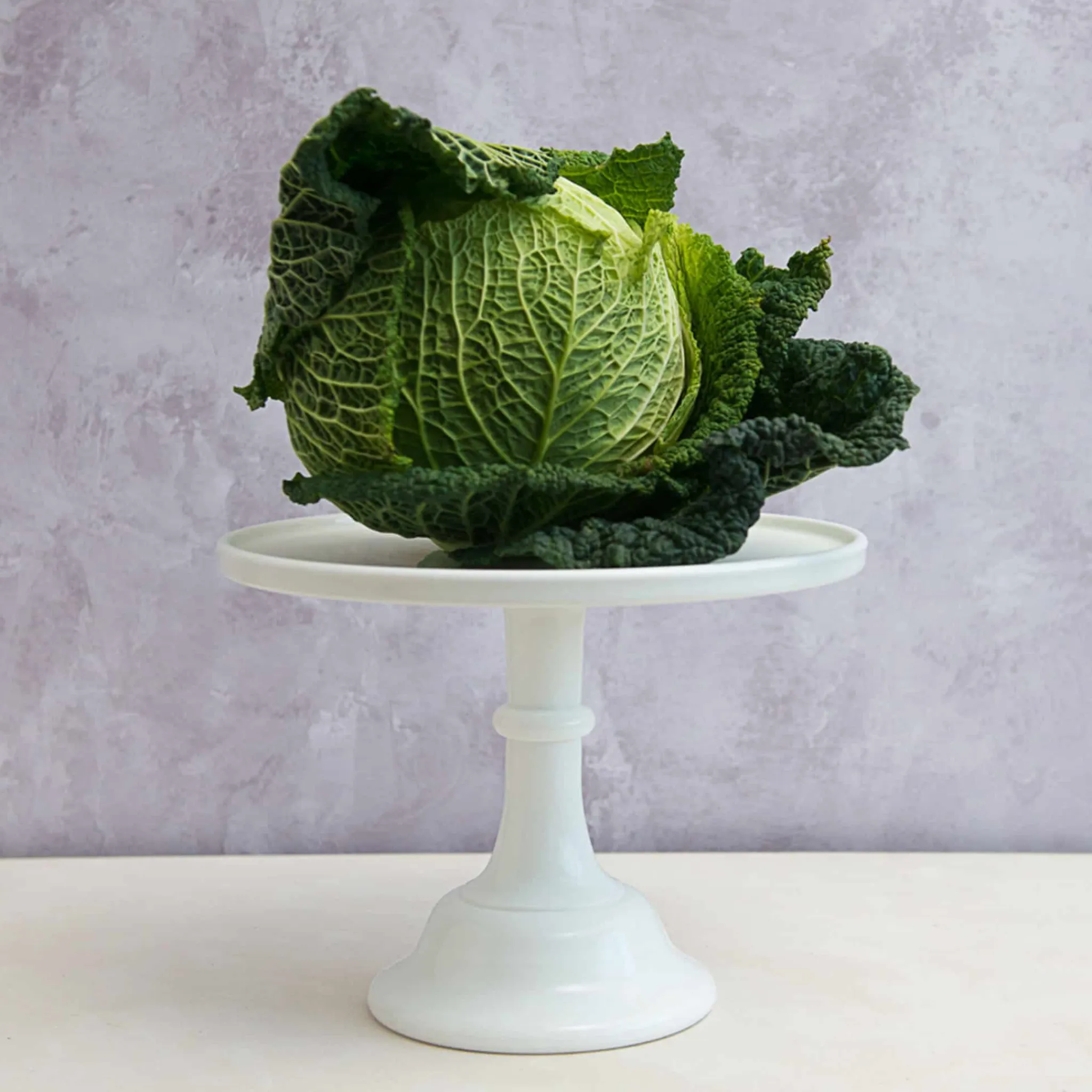 Hot White Milk Glass Cake Stand American Ingredients|Serveware