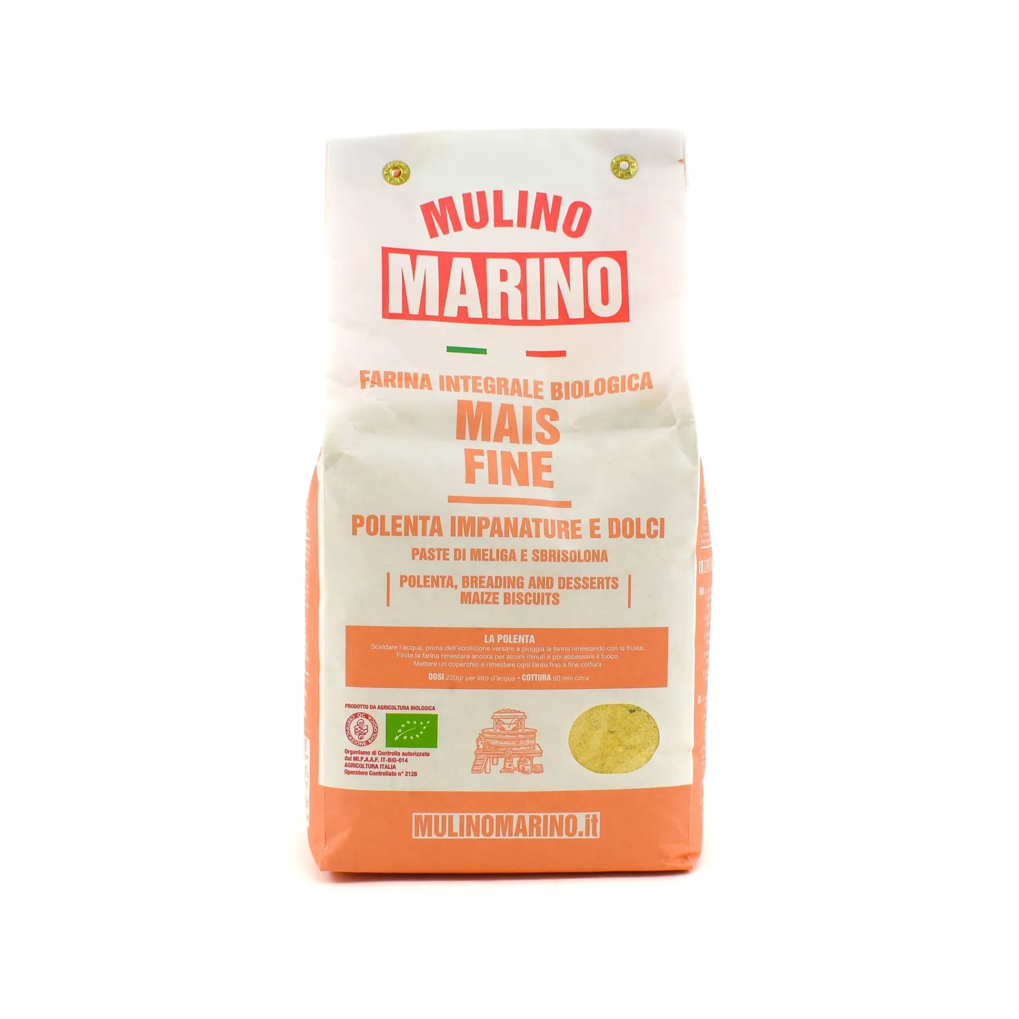 Online Organic Yellow Polenta, 1kg Ingredients Brands|Italian Ingredients