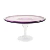 Discount Murano Glass Amethyst Cake Stand, 25cm Tableware Brands