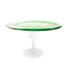 Discount Murano Glass Green Cake Stand, 25cm Tableware Brands