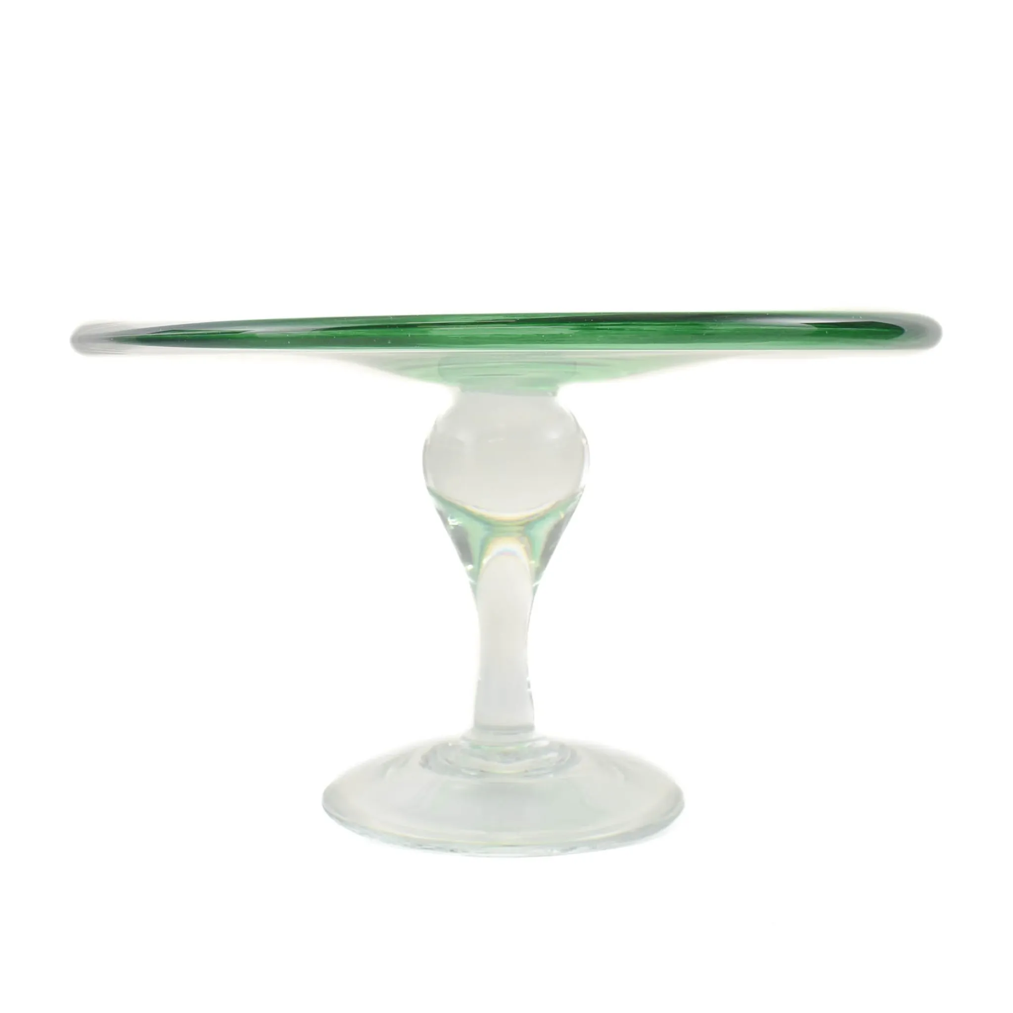 Discount Murano Glass Green Cake Stand, 25cm Tableware Brands
