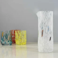 Discount Murano Glass Tall Pitcher, White Jugs & Bottles|Tableware Brands