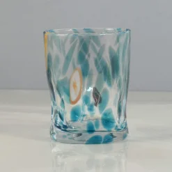 Discount Murano Glass Tumbler, Aquamarine Table Setting|Drinking Glasses