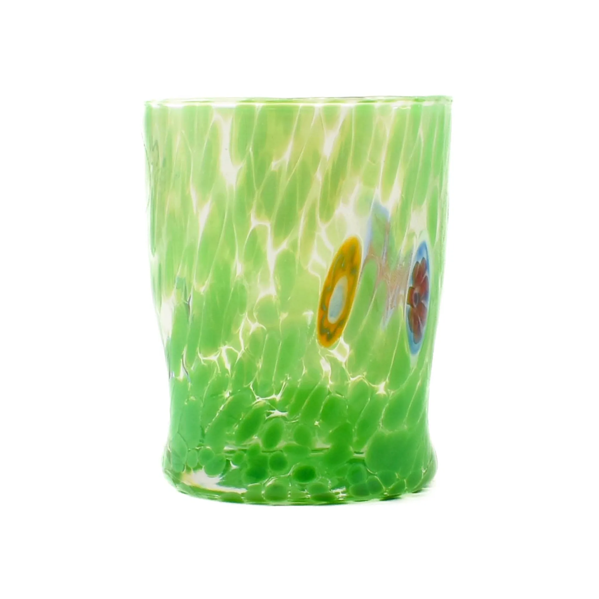 Best Murano Glass Tumbler, Green Table Setting|Drinking Glasses