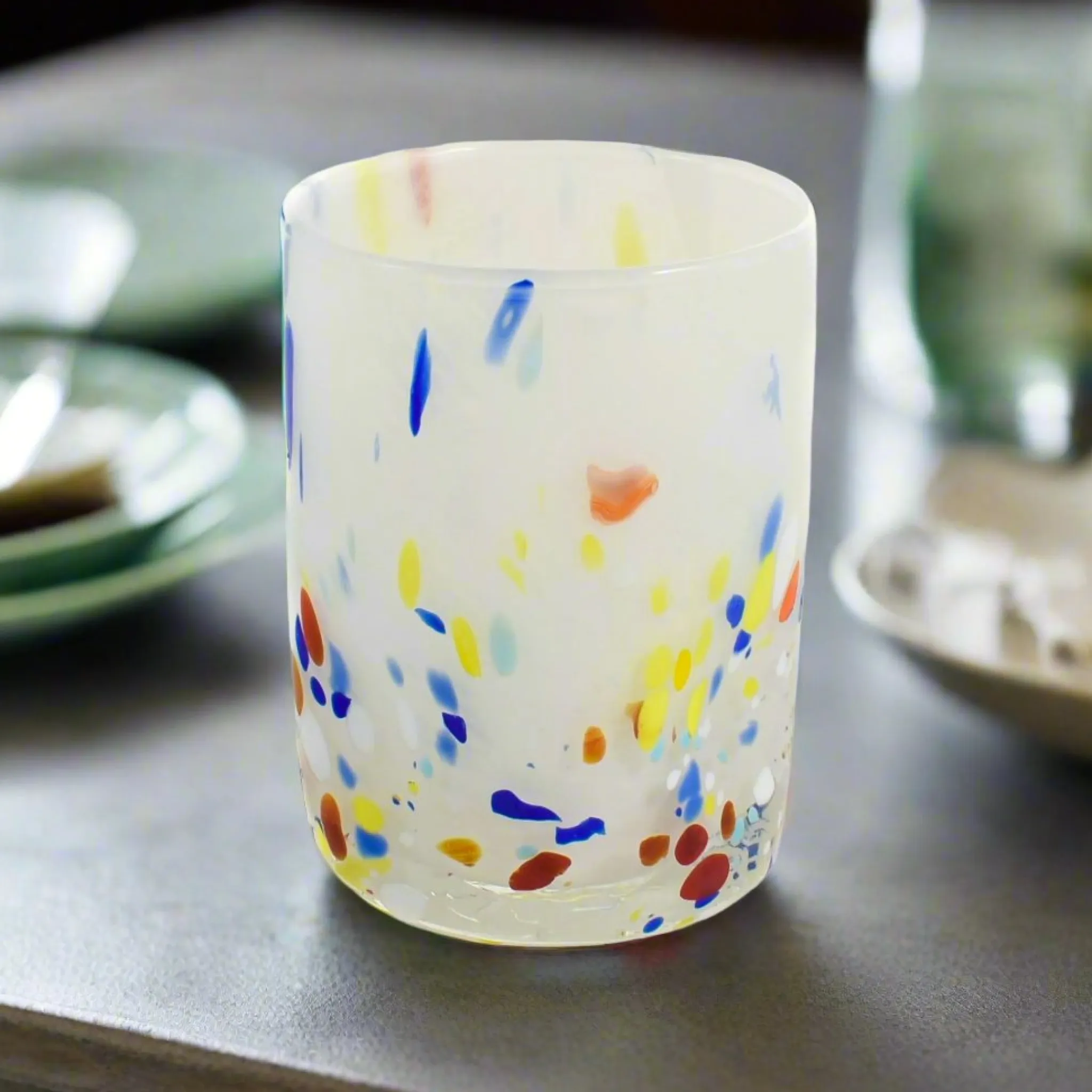 Discount Murano Glass Tumbler, Rainbow Tableware Brands