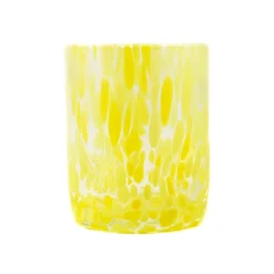Clearance Murano Glass Tumbler, Yellow Table Setting|Drinking Glasses