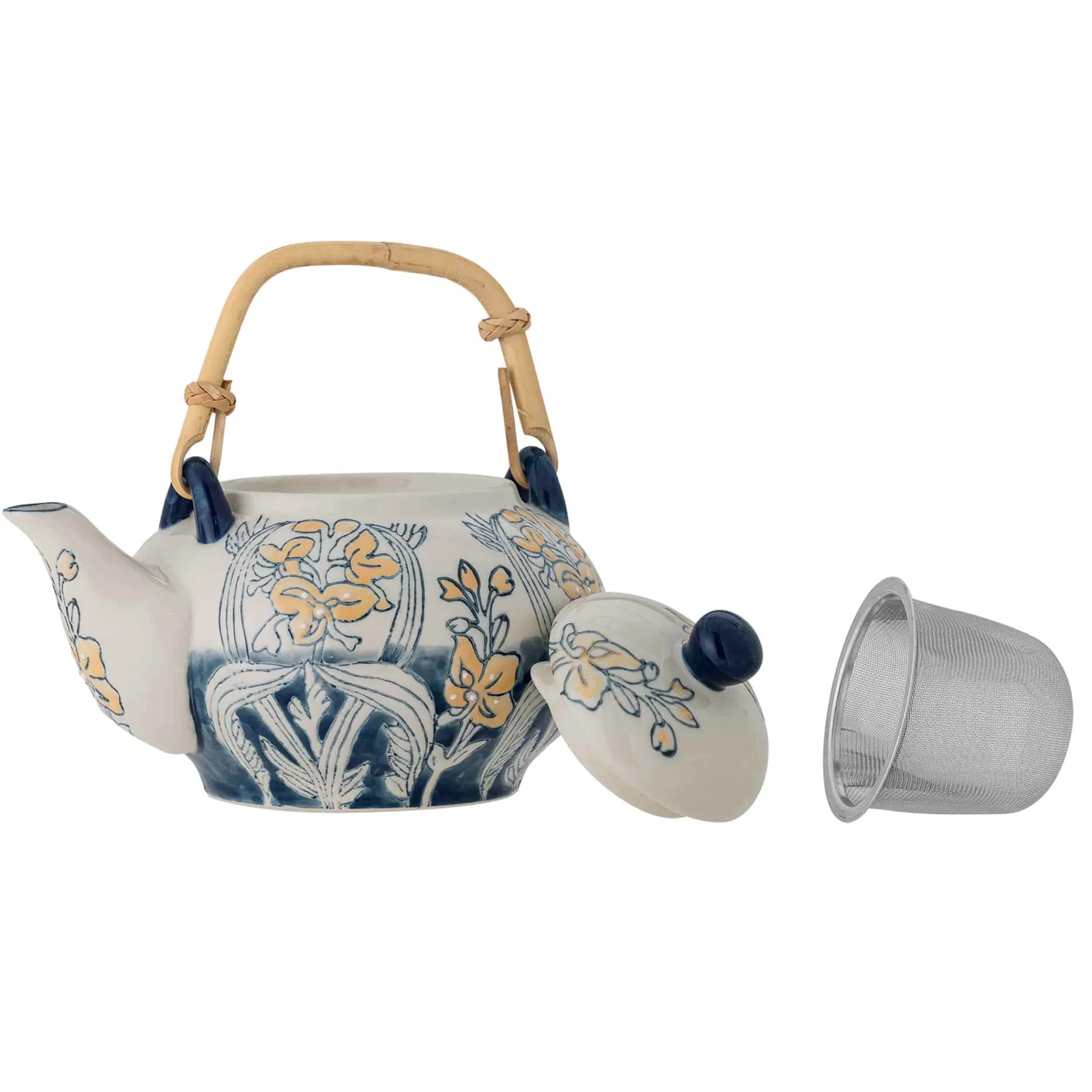 New Myah Floral Teapot with Teastrainer, 15cm Tableware Brands