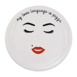 Online My Love Language Is Pizza Pizza Plate, 31cm Tableware Brands|Italian Ingredients