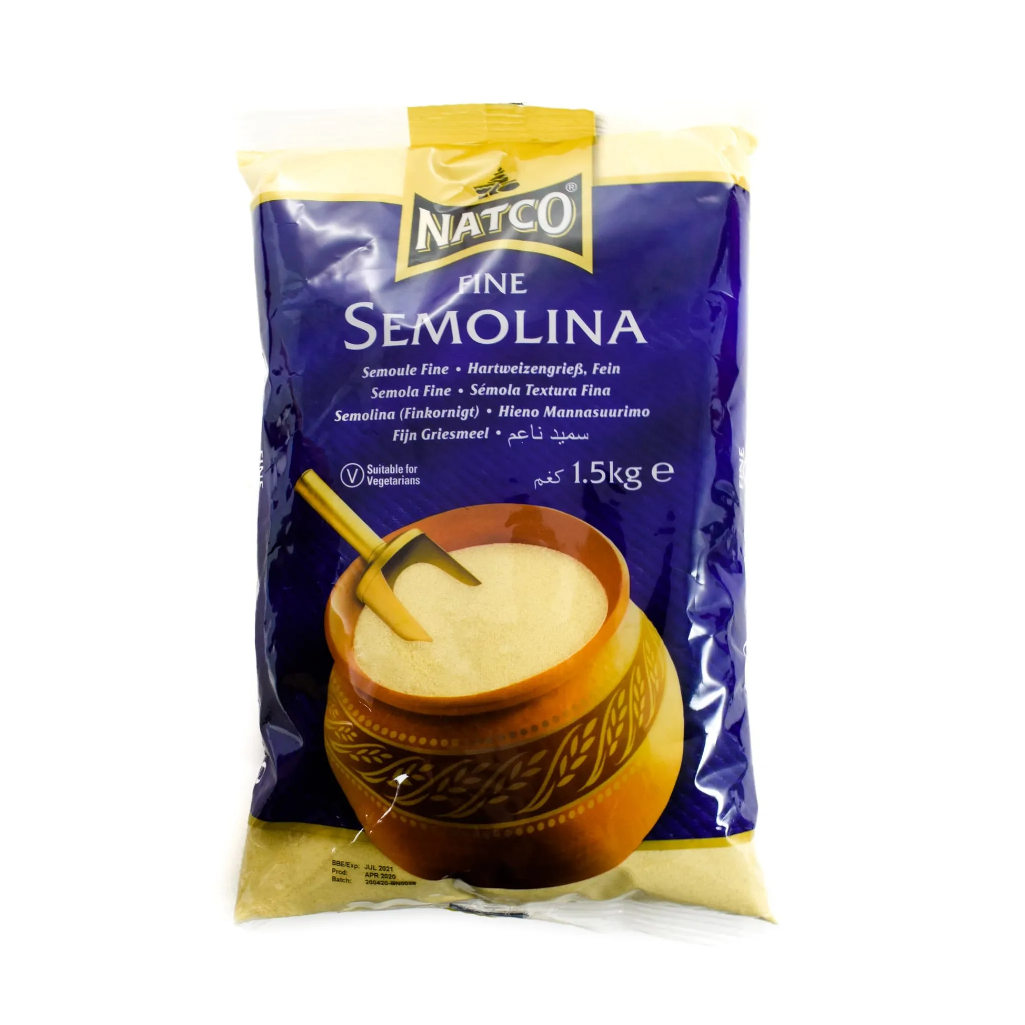 Outlet Fine Semolina, 1.5kg Ingredients Brands|Indian Ingredients