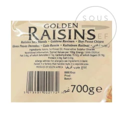 Discount Golden Raisins, 700g Ingredients Brands|Indian Ingredients